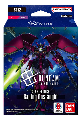 Gundam Card Game - ST-12 Raging Onslaught - The Mythic Store | 24h Order Processing