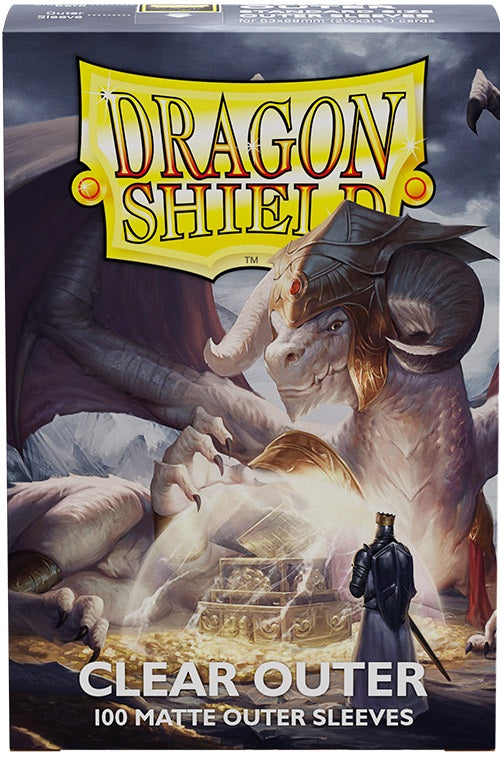Dragon Shield Outer Sleeve - Matte Clear - The Mythic Store | 24h Order Processing