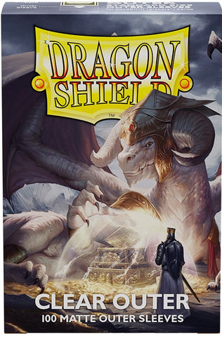 Dragon Shield Outer Sleeve - Matte Clear - The Mythic Store | 24h Order Processing