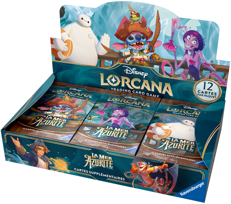 Lorcana: Azurite Sea (La Mer Azurite) - Booster Box (FR) - The Mythic Store | 24h Order Processing