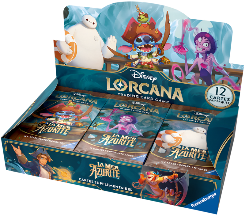 Lorcana: Azurite Sea (La Mer Azurite) - Booster Box (FR) - The Mythic Store | 24h Order Processing