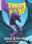 Dragon Shield Matte Dual Sleeve - Soul and Petrol
