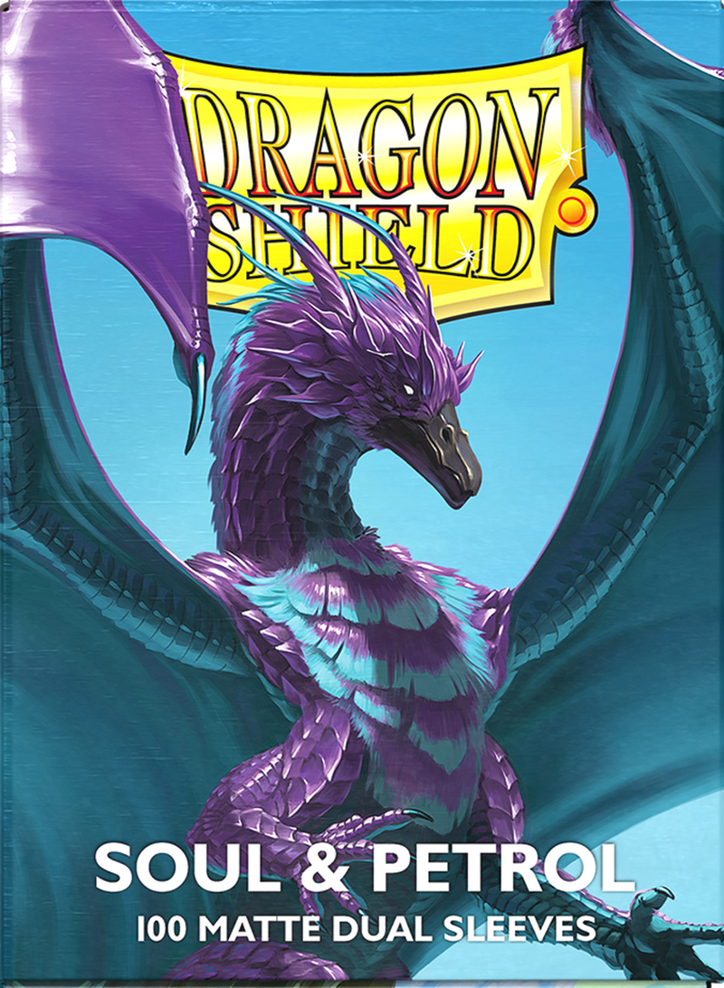 Dragon Shield Matte Dual Sleeve - Soul and Petrol