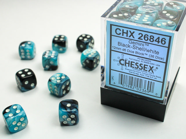 Gemini 12mm D6 (36 dice) - The Mythic Store | 24h Order Processing