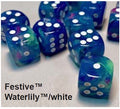 Festive 16mm D6 (12 dice) - The Mythic Store | 24h Order Processing