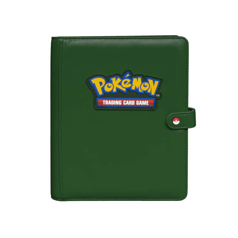 4-Pocket Binder Pokemon Premium Snap Binder Green - The Mythic Store | 24h Order Processing