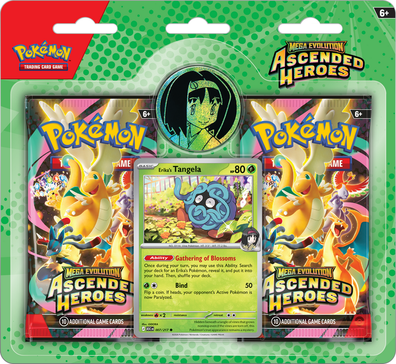 Mega Evolution Ascended Heroes - 2-Pack Blister - The Mythic Store | 24h Order Processing