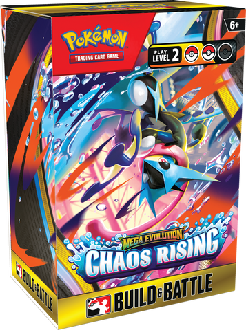 Mega Evolution Chaos Rising - Build & Battle Box - The Mythic Store | 24h Order Processing