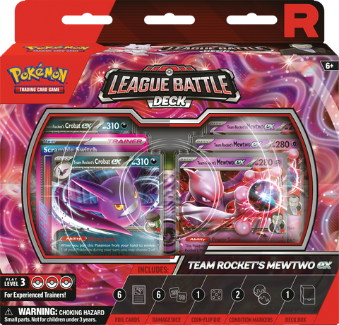 Pokemon League Battle Deck Team Rocket's Mewtwo EX