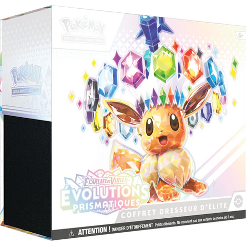 (FRENCH) Prismatic Evolutions (Evolutions Prismatiques) - Elite Trainer Box - The Mythic Store | 24h Order Processing