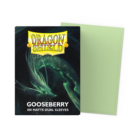 Dragon Shield Matte Dual Sleeve - Gooseberry 100ct - The Mythic Store | 24h Order Processing