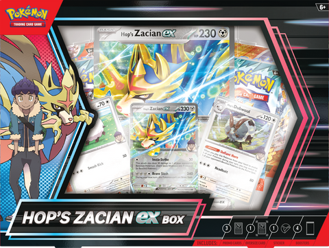 Hop's Zacian EX Box - The Mythic Store | 24h Order Processing