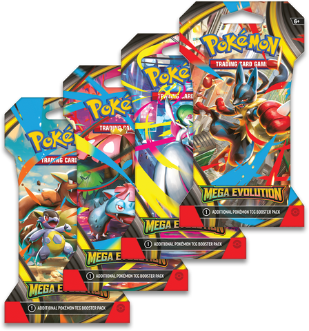 Mega Evolution - Sleeved Booster Pack - The Mythic Store | 24h Order Processing