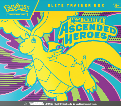 Mega Evolution Ascended Heroes - Elite Trainer Box - The Mythic Store | 24h Order Processing