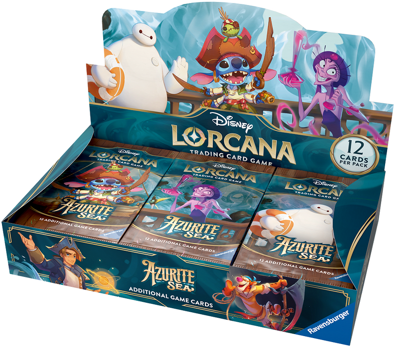 Disney Lorcana: Azurite Sea - Booster Box - The Mythic Store | 24h Order Processing