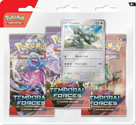 Pokemon Temporal Forces - 3-Pack Blister - The Mythic Store | 24h Order Processing