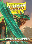 Dragon Shield Matte Dual Sleeve - Power and Copper