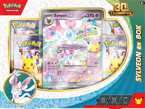 Pokemon 30th Celebration - EX Boxes - The Mythic Store | 24h Order Processing