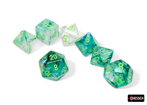 Borealis 7 Die-Set (Luminary - Glows in the Dark!) - The Mythic Store | 24h Order Processing
