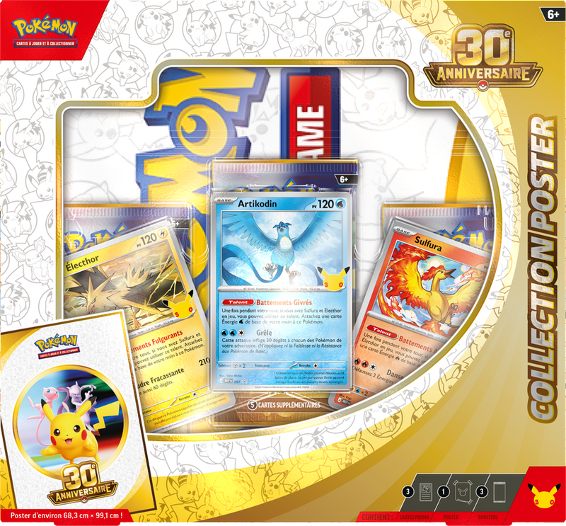 Pokémon 30th Celebration (30e Anniversaire) (FR) - Poster Collection (FR)
