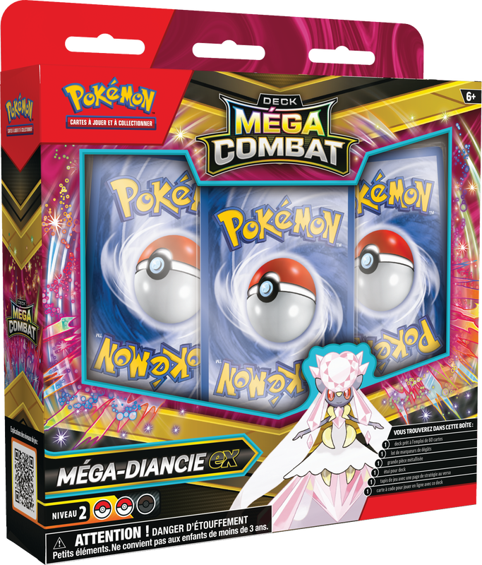 Pokemon Mega Combat Decks (FR) - Ectoplasma EX / Diancie EX - The Mythic Store | 24h Order Processing