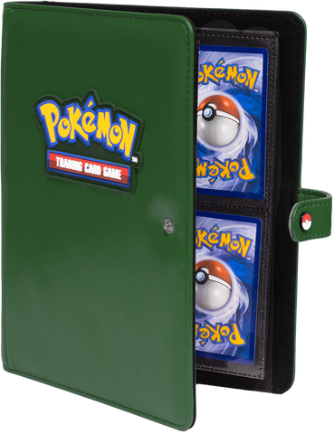 4-Pocket Binder Pokemon Premium Snap Binder Green - The Mythic Store | 24h Order Processing