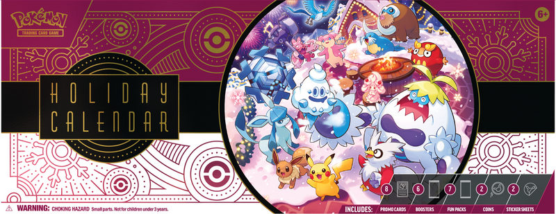 Pokemon Holiday Calendar 2025 - The Mythic Store | 24h Order Processing