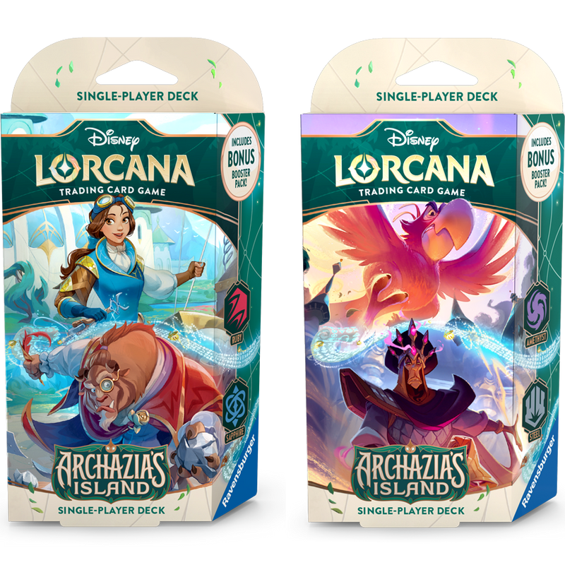 Disney Lorcana: Archazia's Island - Starter Decks (Set of 2) - The Mythic Store | 24h Order Processing