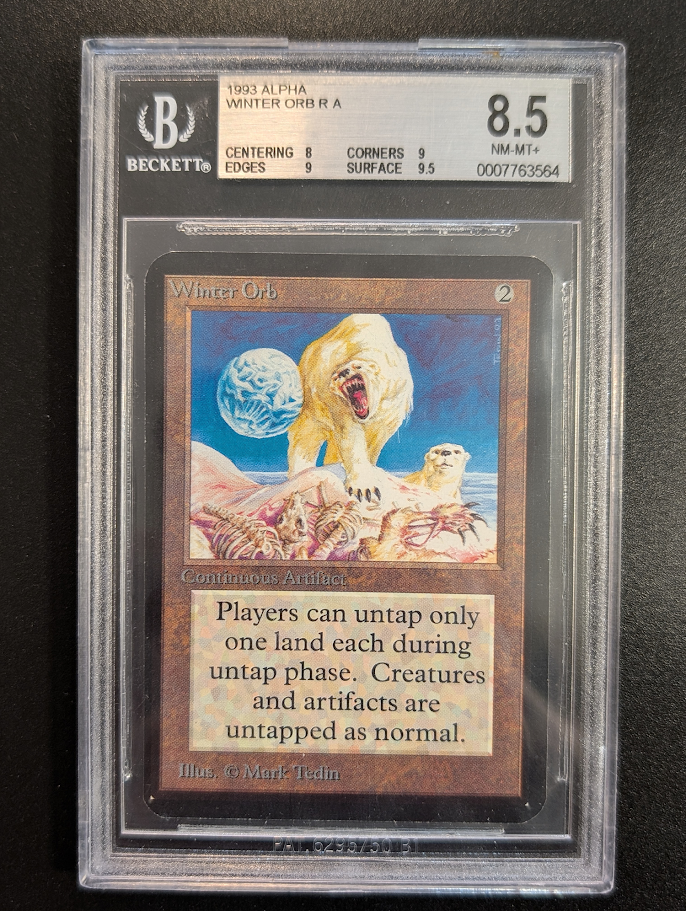 Winter Orb BGS 8.5 [Alpha Edition] - The Mythic Store | 24h Order Processing