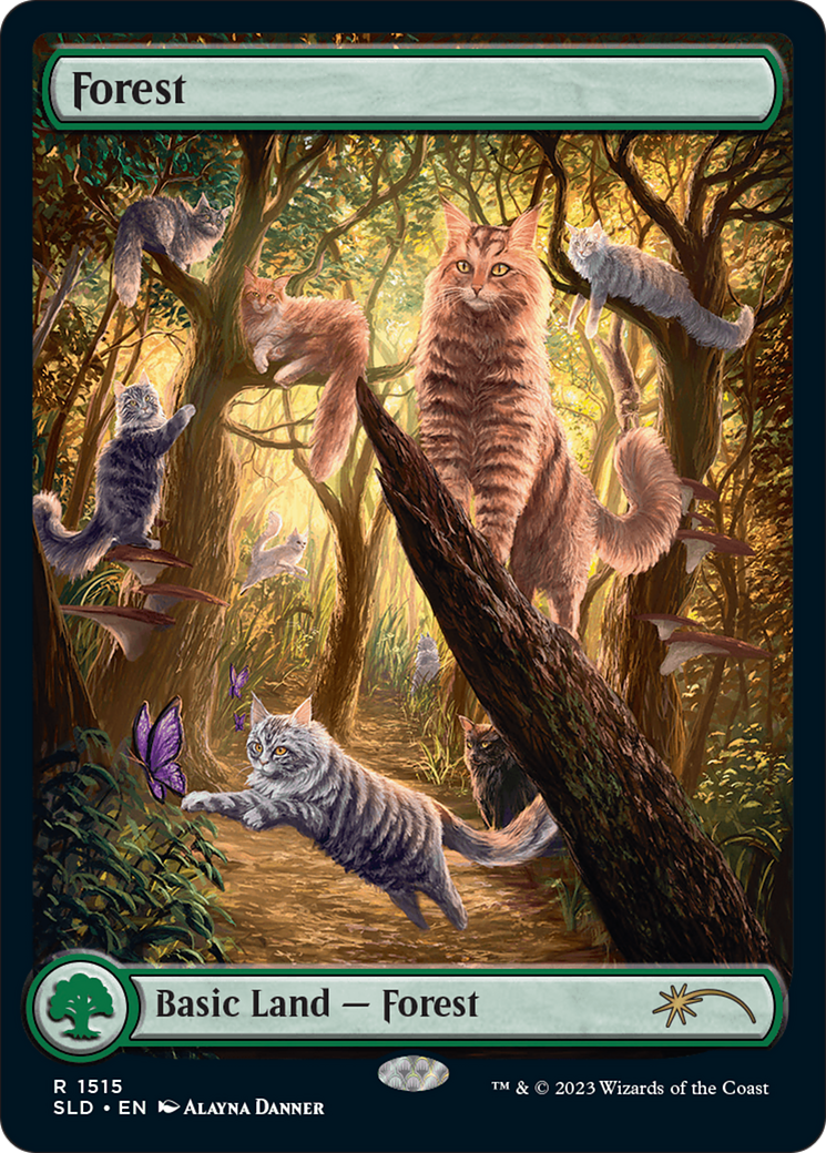 Forest (1515) [Secret Lair Commander Deck: Raining Cats and Dogs] - The Mythic Store | 24h Order Processing