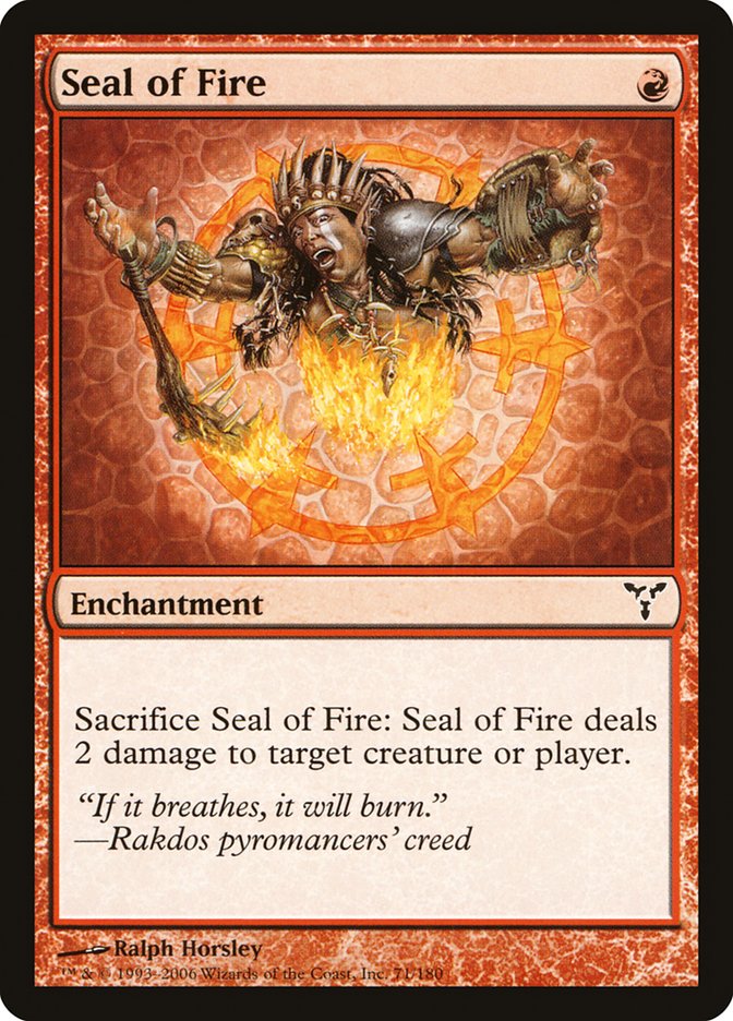 Seal of Fire [Dissension] - The Mythic Store | 24h Order Processing