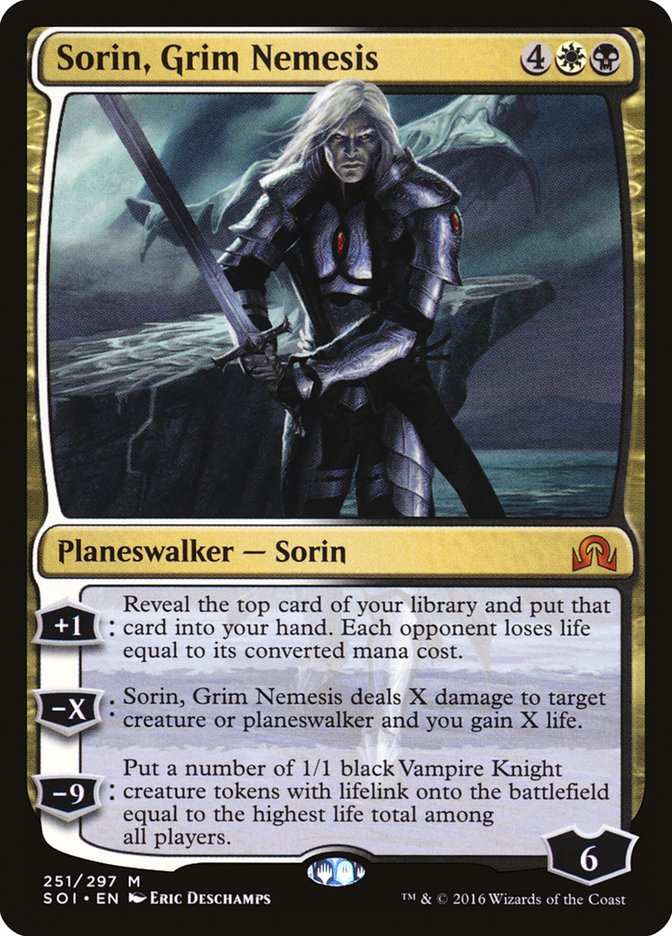 Sorin, Grim Nemesis [Shadows over Innistrad] - The Mythic Store | 24h Order Processing