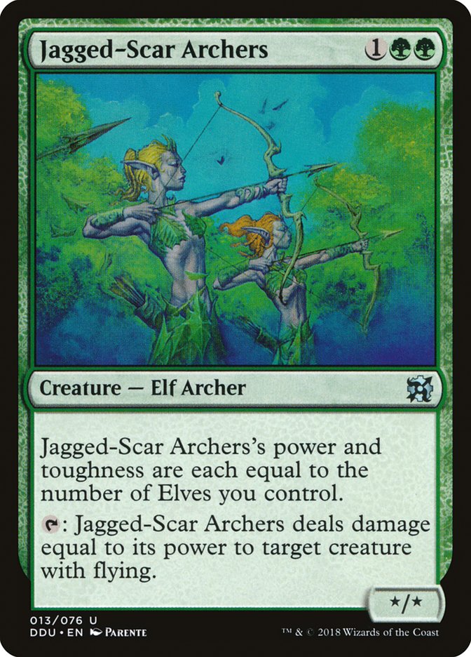 Jagged-Scar Archers [Duel Decks: Elves vs. Inventors] - The Mythic Store | 24h Order Processing