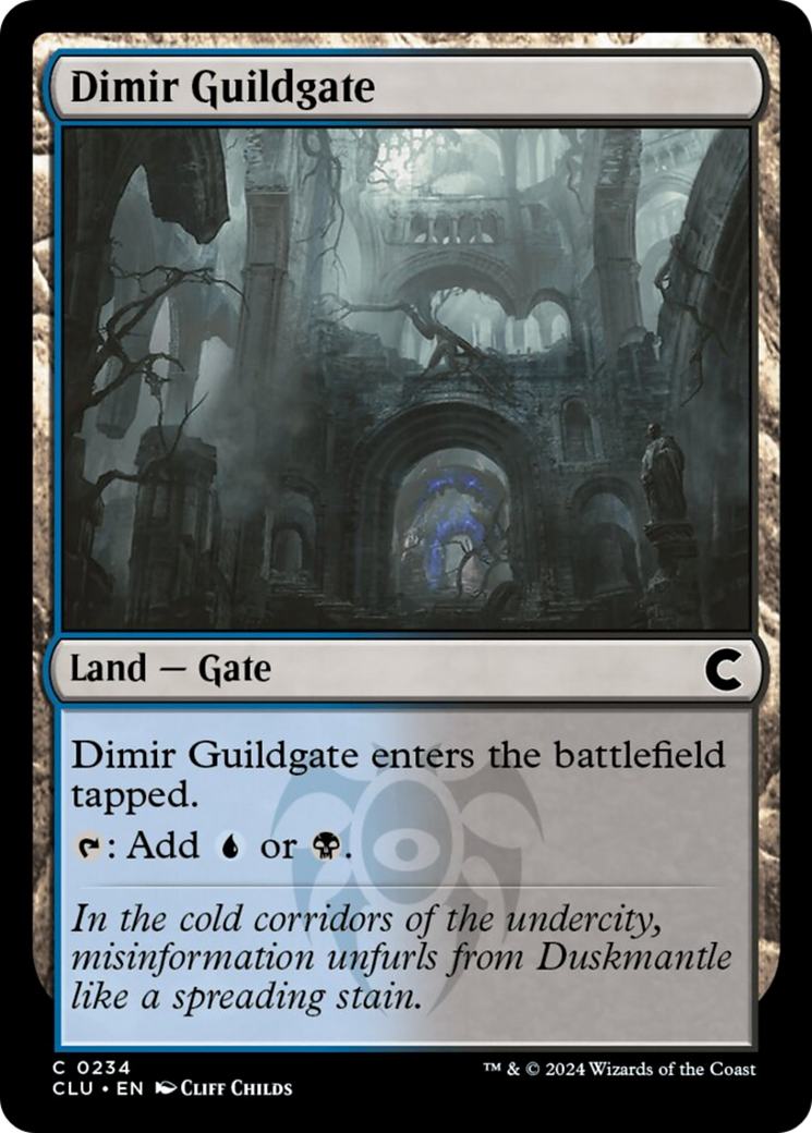 Dimir Guildgate [Ravnica: Clue Edition] - The Mythic Store | 24h Order Processing