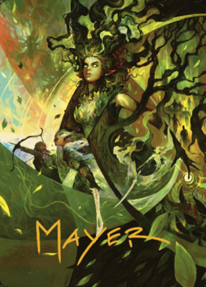 Titania's Command Art Card (Gold-Stamped Signature) [The Brothers' War Art Series] - The Mythic Store | 24h Order Processing