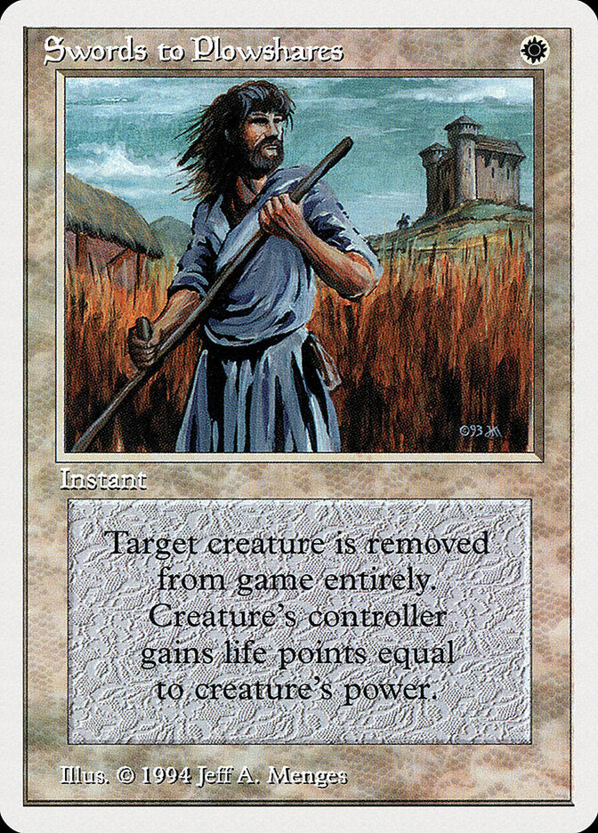 Swords to Plowshares [Summer Magic / Edgar] - The Mythic Store | 24h Order Processing