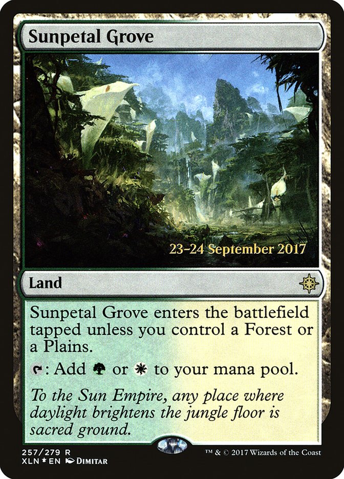 Sunpetal Grove [Ixalan Prerelease Promos] - The Mythic Store | 24h Order Processing