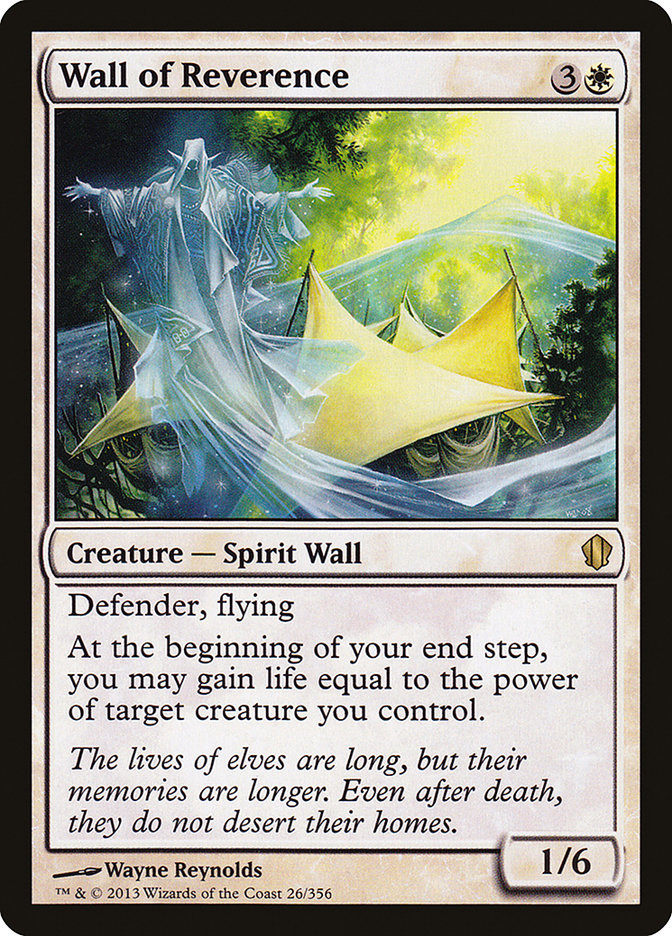 Wall of Reverence [Commander 2013] - The Mythic Store | 24h Order Processing