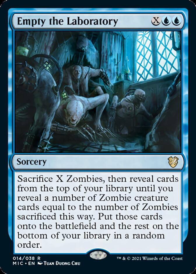 Empty the Laboratory [Innistrad: Midnight Hunt Commander] - The Mythic Store | 24h Order Processing