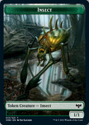 Insect // Human (010) Double-Sided Token [Innistrad: Crimson Vow Tokens] - The Mythic Store | 24h Order Processing