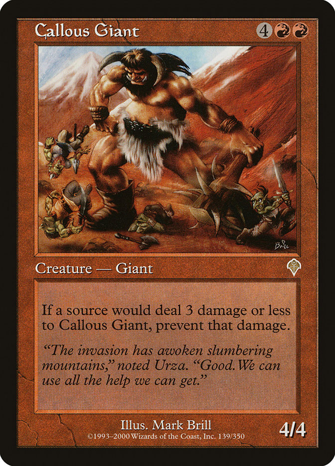 Callous Giant [Invasion] - The Mythic Store | 24h Order Processing