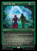 Open the Way (Foil Etched) [March of the Machine: The Aftermath] - The Mythic Store | 24h Order Processing