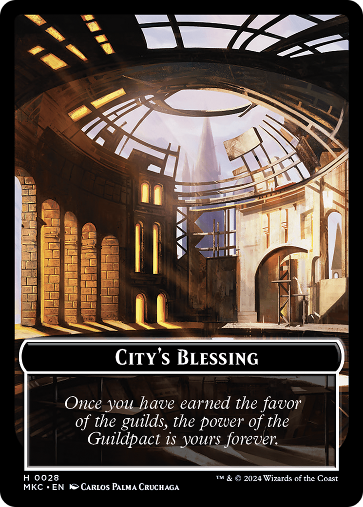 City's Blessing // Human Soldier Double-Sided Token [Murders at Karlov Manor Commander Tokens] - The Mythic Store | 24h Order Processing