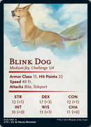 Blink Dog Art Card [Dungeons & Dragons: Adventures in the Forgotten Realms Art Series] - The Mythic Store | 24h Order Processing