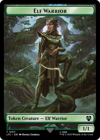 Elf Warrior // Bird Double Sided Token [The Lord of the Rings: Tales of Middle-Earth Commander Tokens] - The Mythic Store | 24h Order Processing