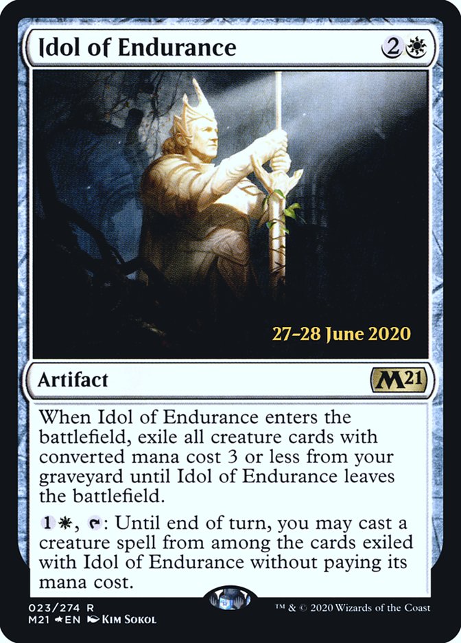 Idol of Endurance [Core Set 2021 Prerelease Promos] - The Mythic Store | 24h Order Processing