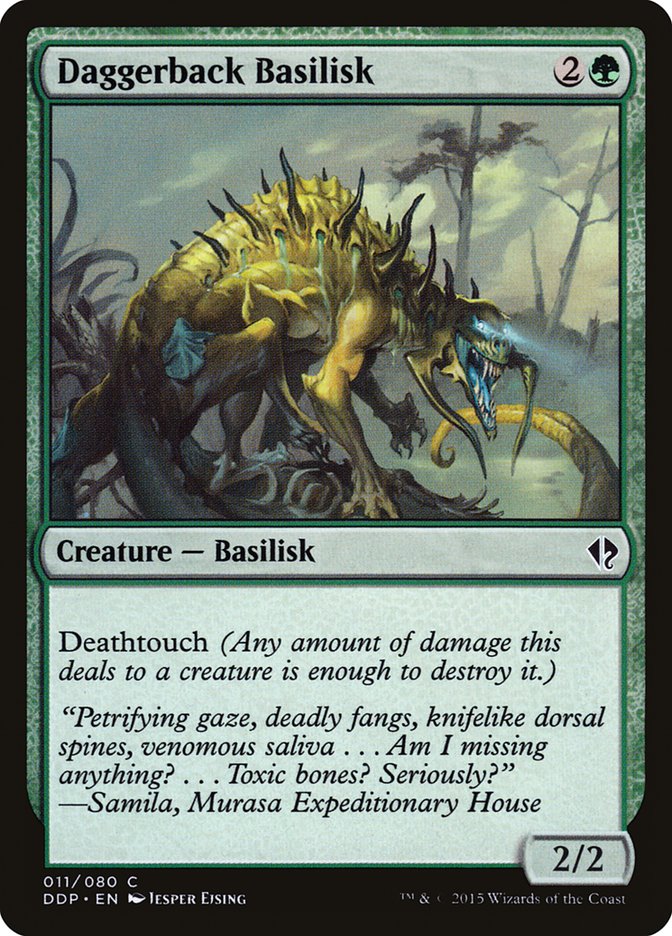 Daggerback Basilisk [Duel Decks: Zendikar vs. Eldrazi] - The Mythic Store | 24h Order Processing