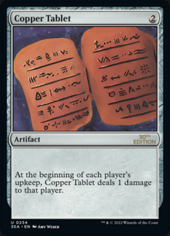 Copper Tablet [30th Anniversary Edition] - The Mythic Store | 24h Order Processing