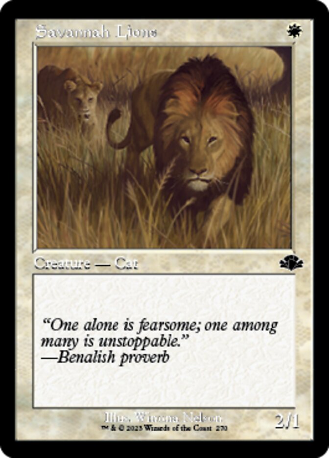 Savannah Lions (Retro) [Dominaria Remastered] - The Mythic Store | 24h Order Processing