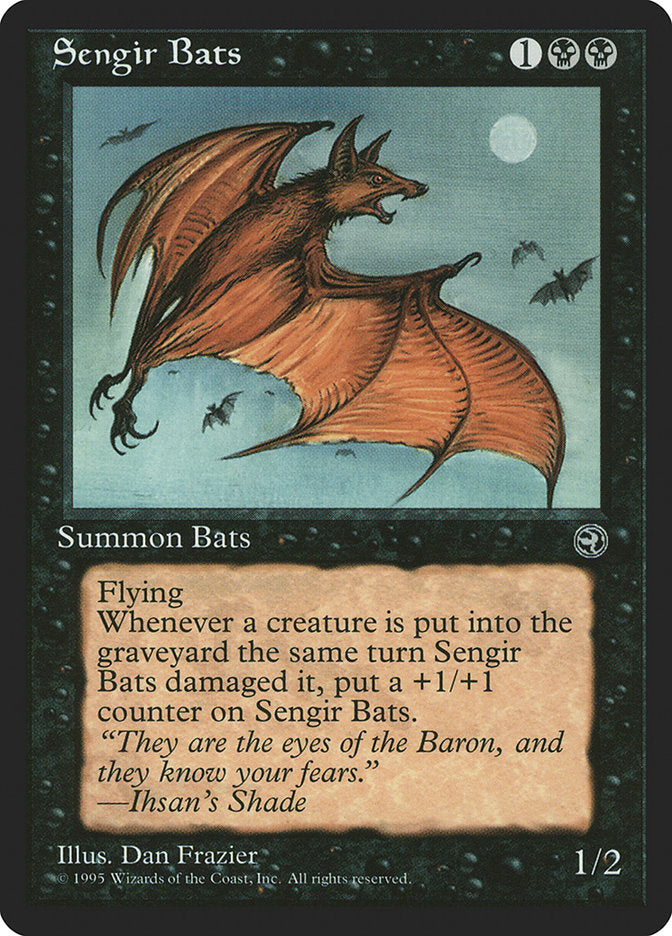 Sengir Bats (Ihsan's Shade Flavor Text) [Homelands] - The Mythic Store | 24h Order Processing